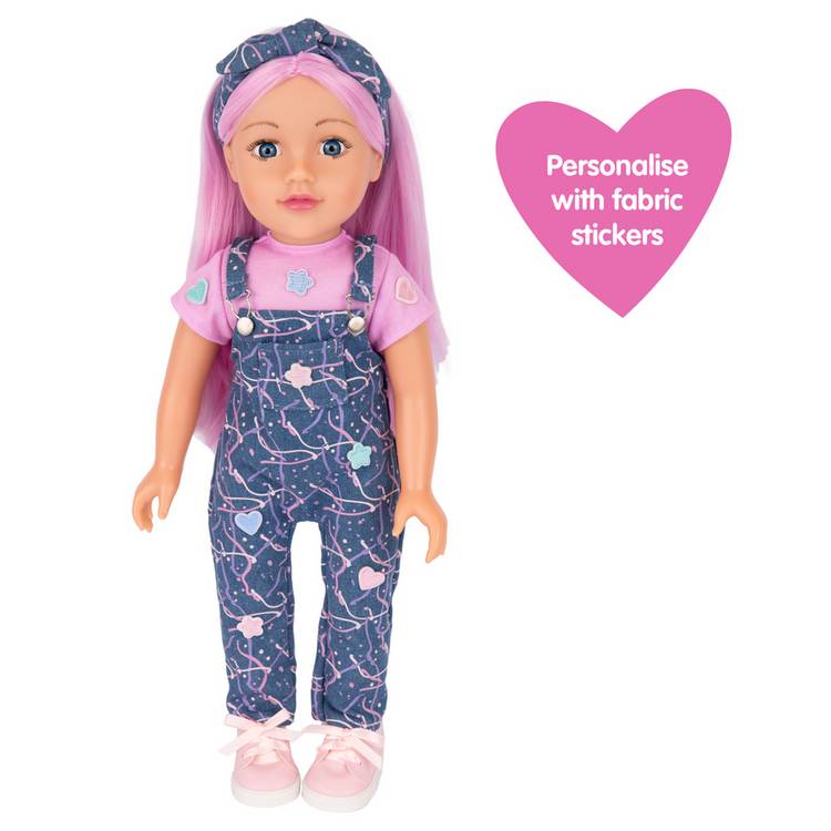 DesignAfriend Jessie Love To Be Arty doll set 18 inch (British brand)