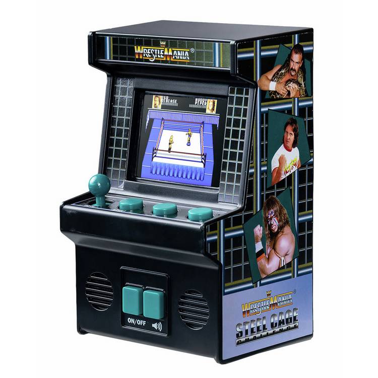 Basic Fun mini classic WWE handheld arcade game (British brand)