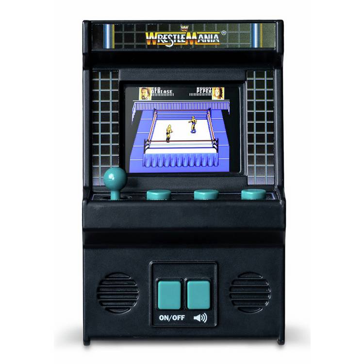 Basic Fun mini classic WWE handheld arcade game (British brand)