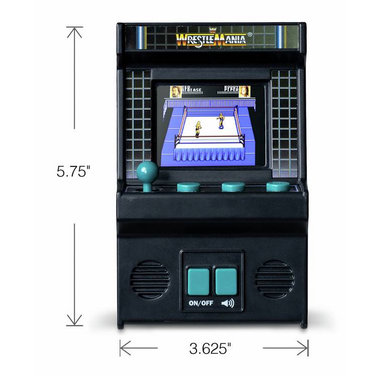 Basic Fun mini classic WWE handheld arcade game (British brand)