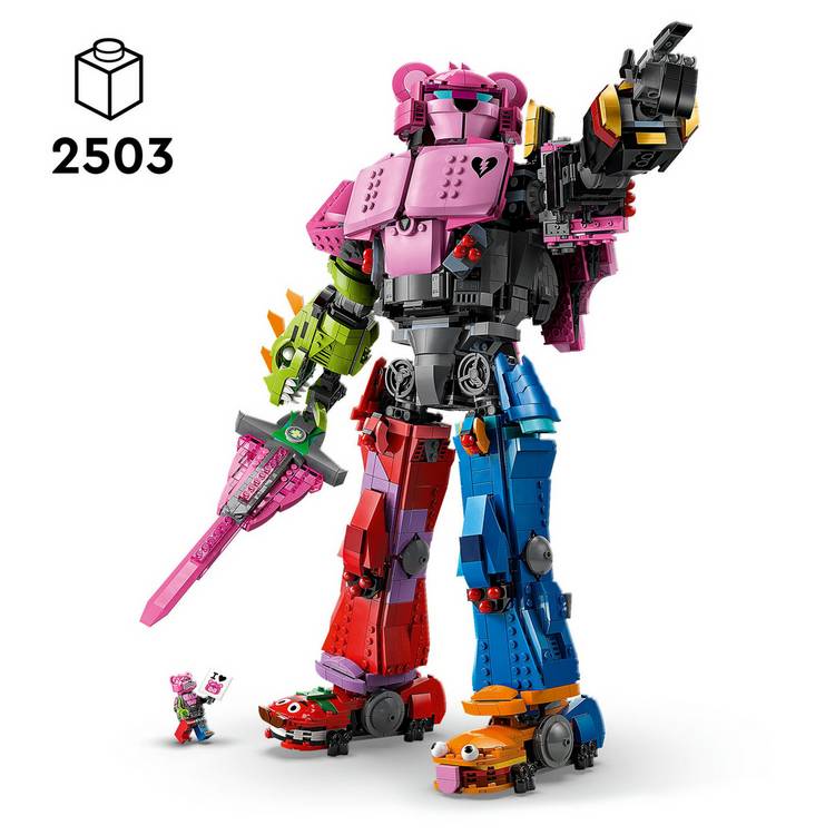 LEGO Fortnite Mecha Team Leader building set 2503 pieces - British product