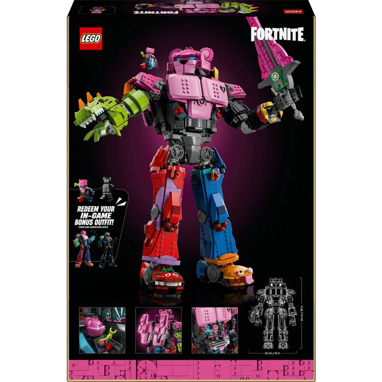 LEGO Fortnite Mecha Team Leader building set 2503 pieces - British product
