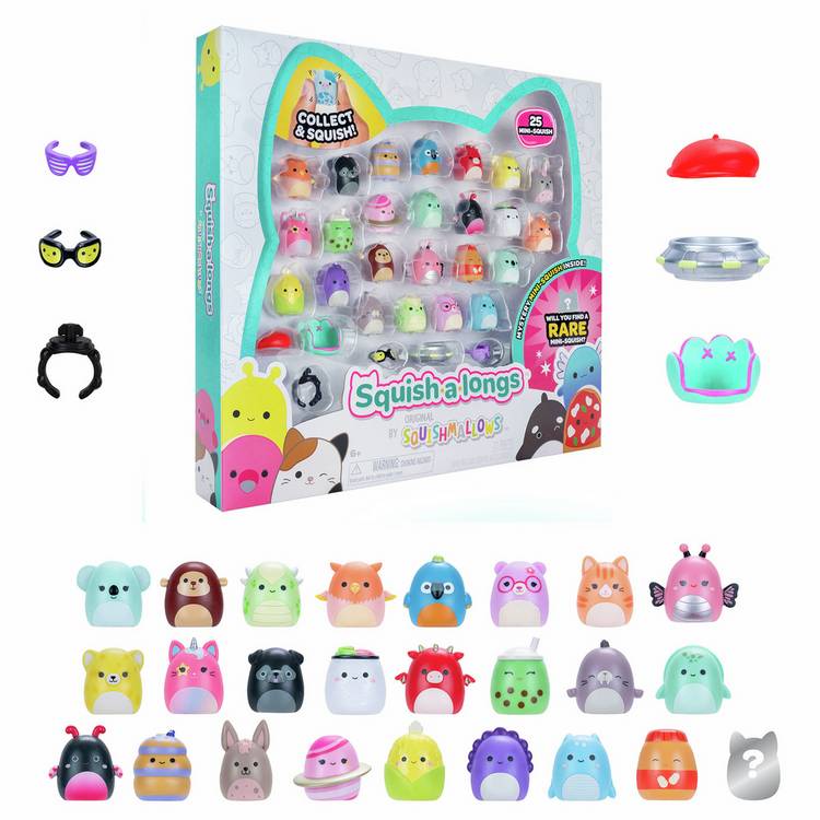 Squishmallows mini-squish collectables pack of 25 (British brand)