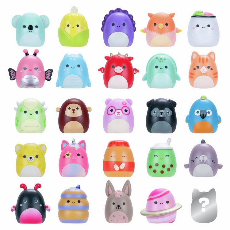 Squishmallows mini-squish collectables pack of 25 (British brand)