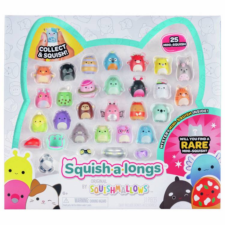 Squishmallows mini-squish collectables pack of 25 (British brand)