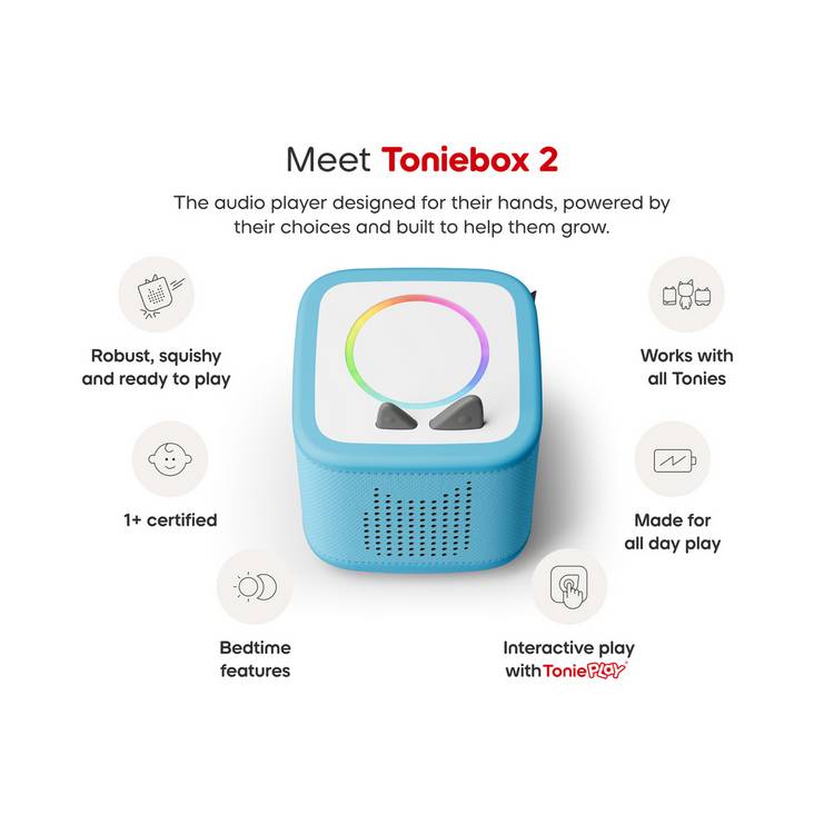 tonies Toniebox 2 with PAW Patrol Chase Tonie, UK version