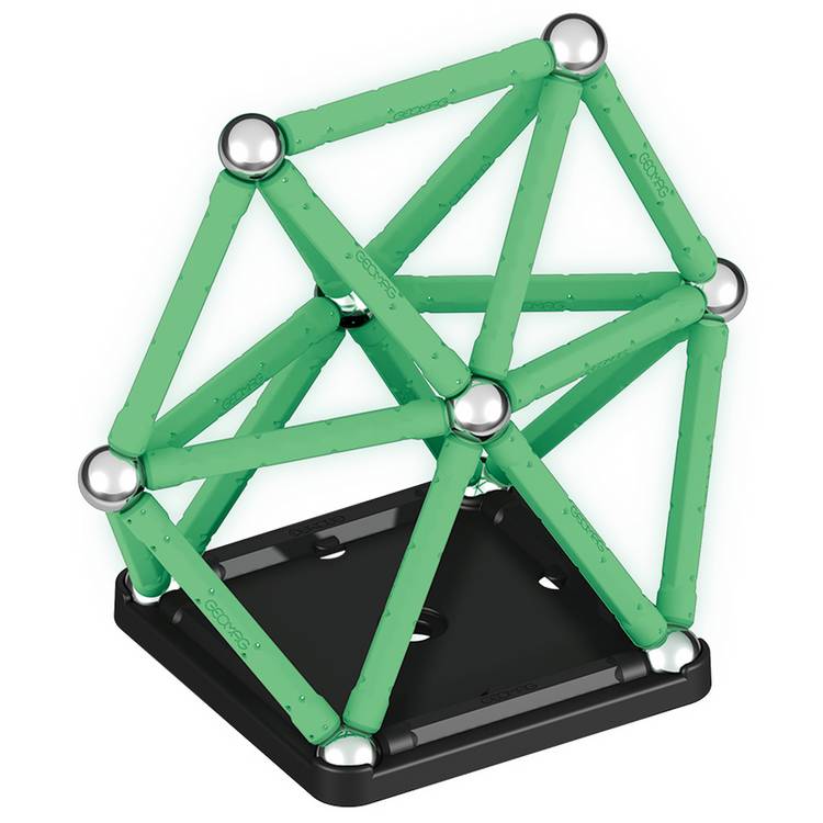 Geomag Glow magnetic shapes 42 pieces (British brand)
