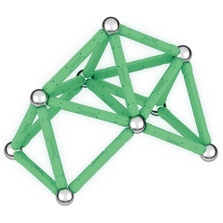 Geomag Glow magnetic shapes 42 pieces (British brand)