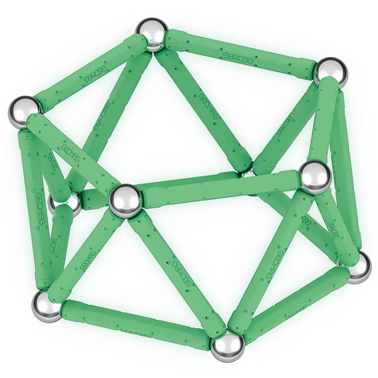 Geomag Glow magnetic shapes 42 pieces (British brand)