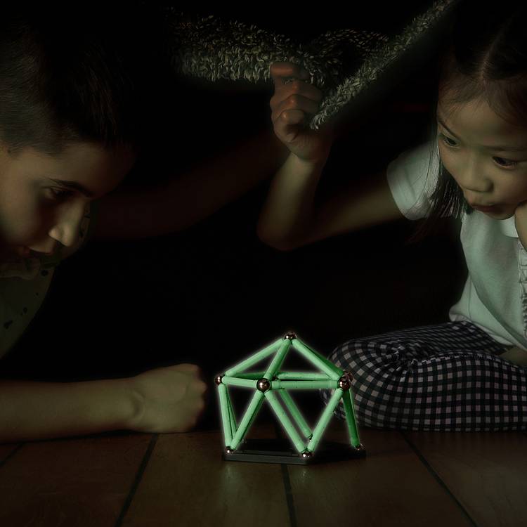 Geomag Glow magnetic shapes 42 pieces (British brand)