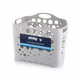 Minky fold flat laundry basket grey, UK version