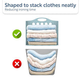Minky fold flat laundry basket grey, UK version
