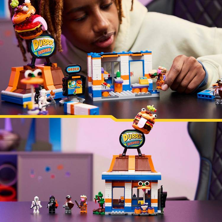 LEGO Fortnite Durrr Burger building set 546 pieces, UK version