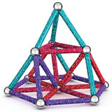 Geomag Glitter Panels magnetic building set 60 pieces (British brand)