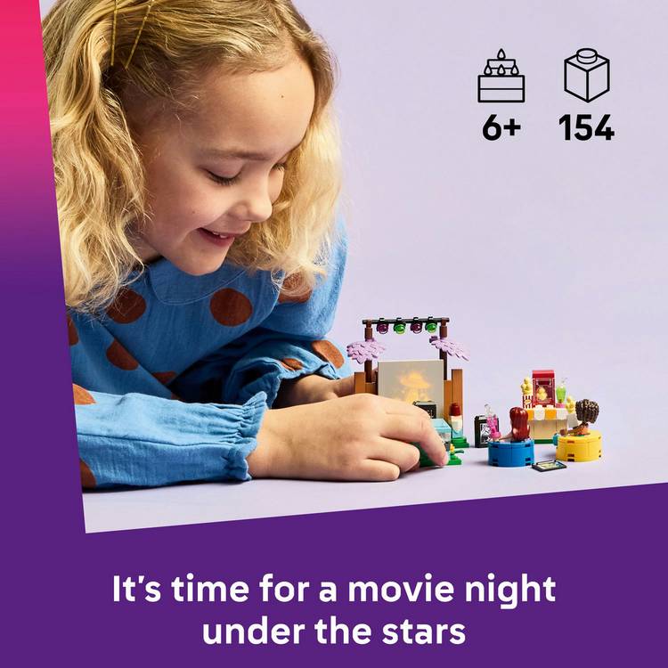 LEGO Friends interactive movie night toy 154 pieces (British brand)