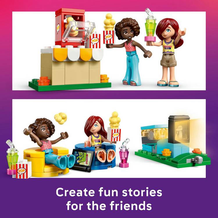 LEGO Friends interactive movie night toy 154 pieces (British brand)