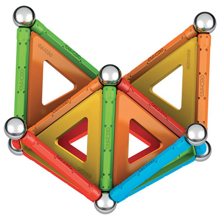 Geomag Supercolor Panel magnetic building set 52 pieces, UK version