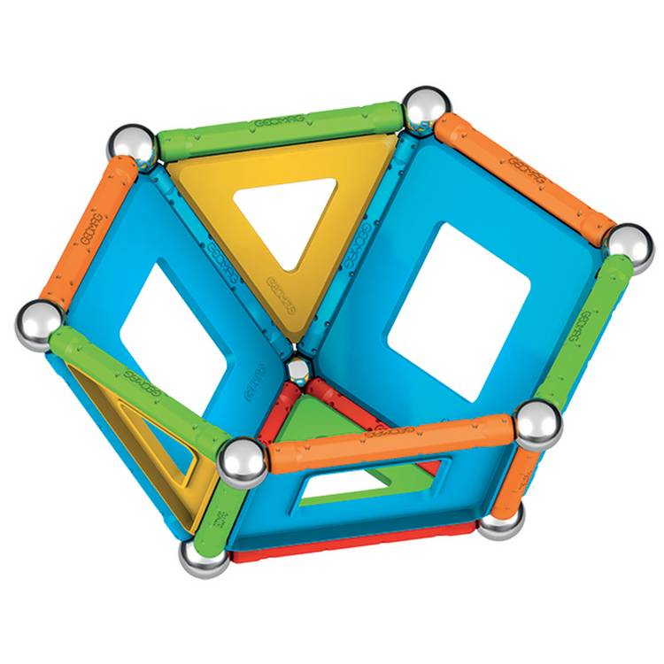Geomag Supercolor Panel magnetic building set 52 pieces, UK version