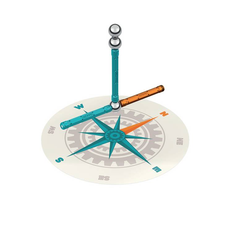 Geomag Mechanics Gravity Compass 35 pieces, imported from the UK