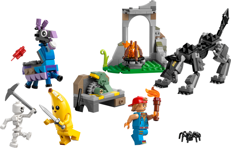 LEGO Fortnite Peely Sparkplug Camp 250 pieces, imported from the UK