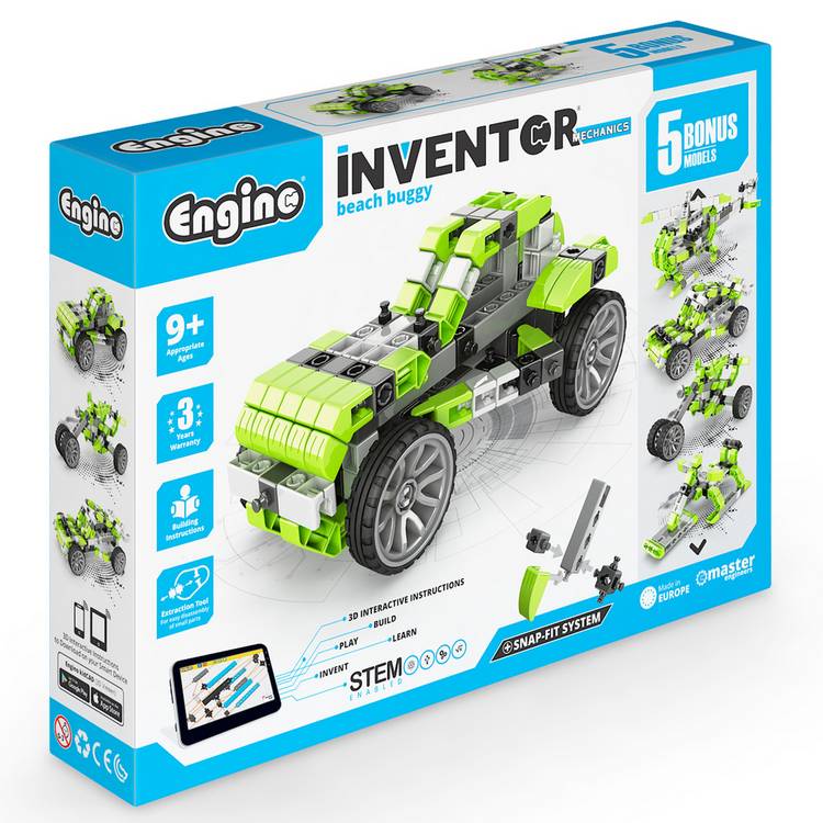 Engino building set Inventor Mechanics Beach Buggy, imported from the UK