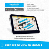 Engino construction set Custom Bike with 5 bonus models (British brand)