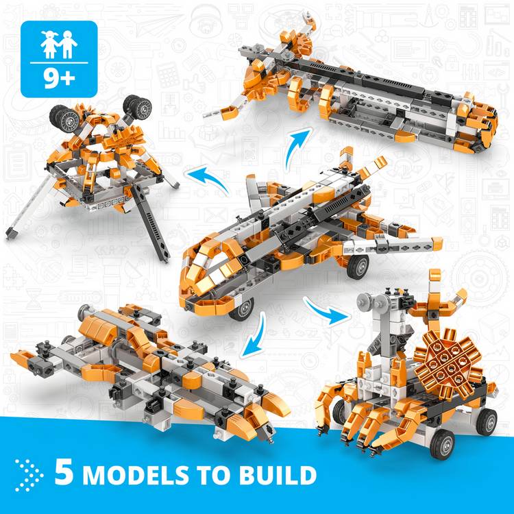 Engino Inventor Mechanics Space Shuttle building set, UK version