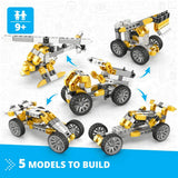 Engino inventor mechanics tipper truck construction set 5 models, UK version