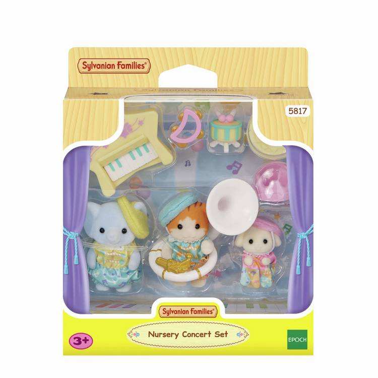 Sylvanian Families Nursery Concert Playset with baby figures (British brand)