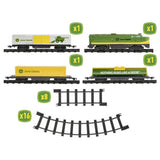 John Deere train set 28 pieces, imported from the UK