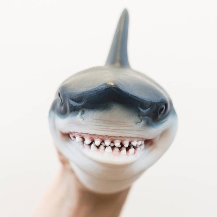 Wild Thingz hand puppet shark, imported from the UK