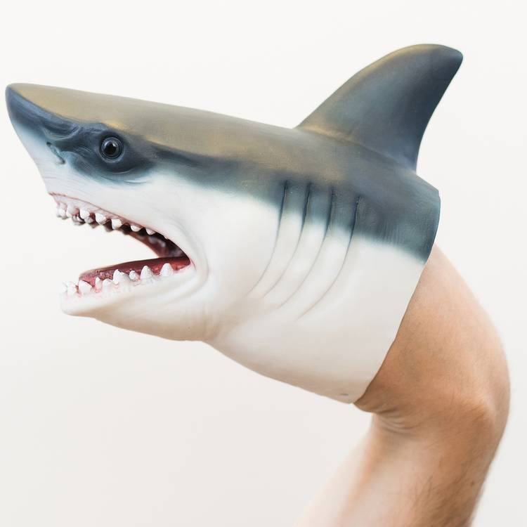 Wild Thingz hand puppet shark, imported from the UK