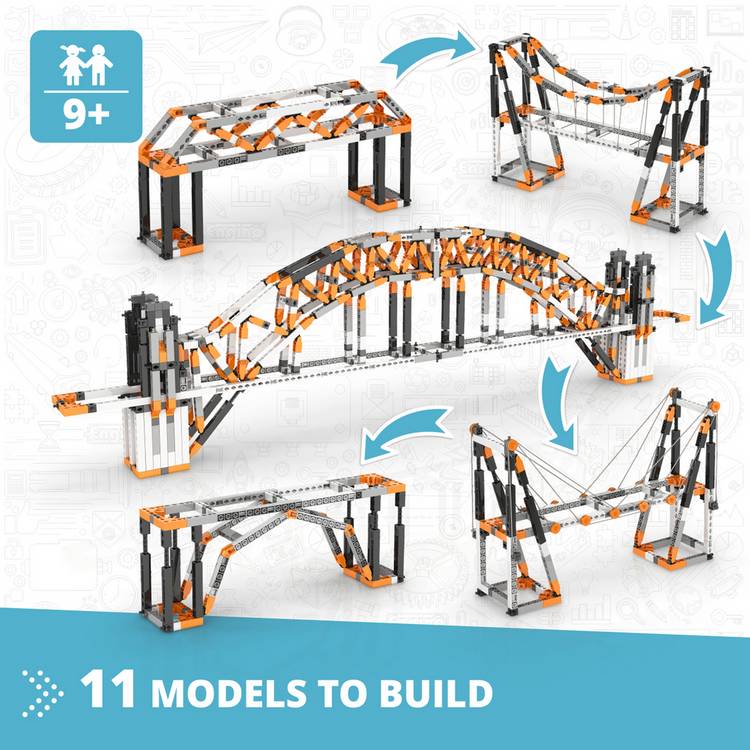 Engino STEM architecture set Eiffel Tower and Sydney Bridge (British brand)
