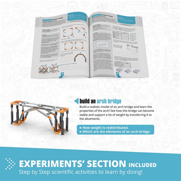 Engino STEM architecture set Eiffel Tower and Sydney Bridge (British brand)