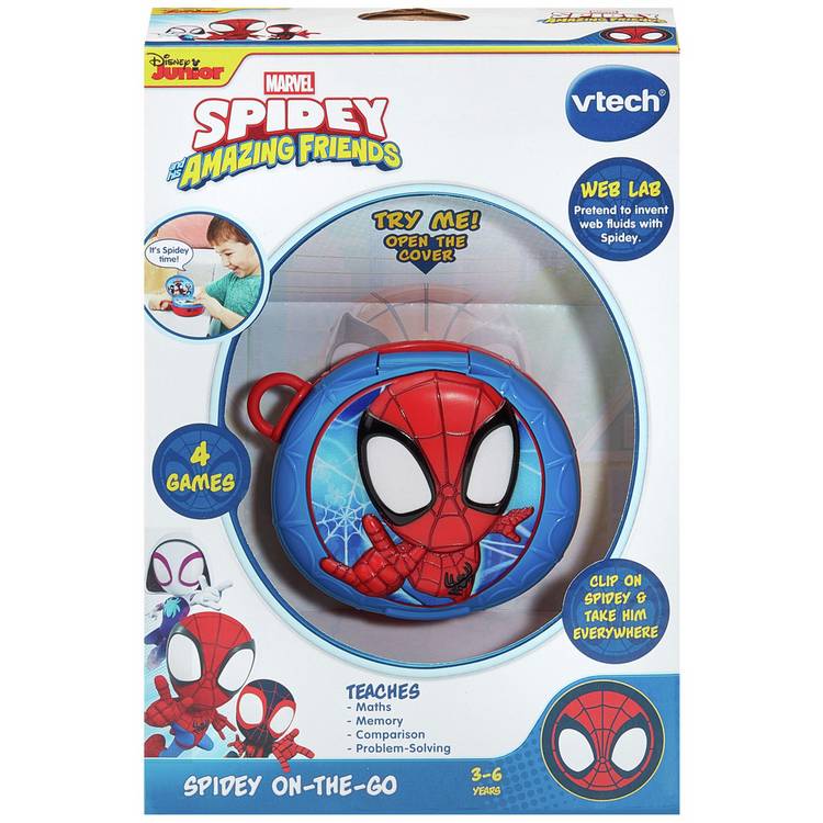 VTech Spidey On-the-Go handheld learning toy - British product