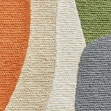 Habitat Autumn Crewel Abstract cushion 43x43cm (British brand)