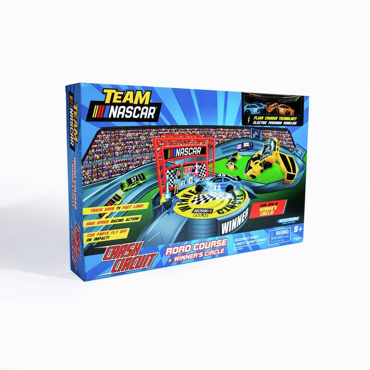 Far Out Toys NASCAR toy racing track and cars set, UK version