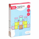 Chad Valley 23-piece magnetic tiles castle set - British product