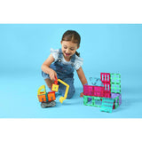 Chad Valley 23-piece magnetic tiles castle set - British product