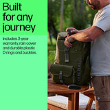 HP laptop backpack green 15.6 inch - British product