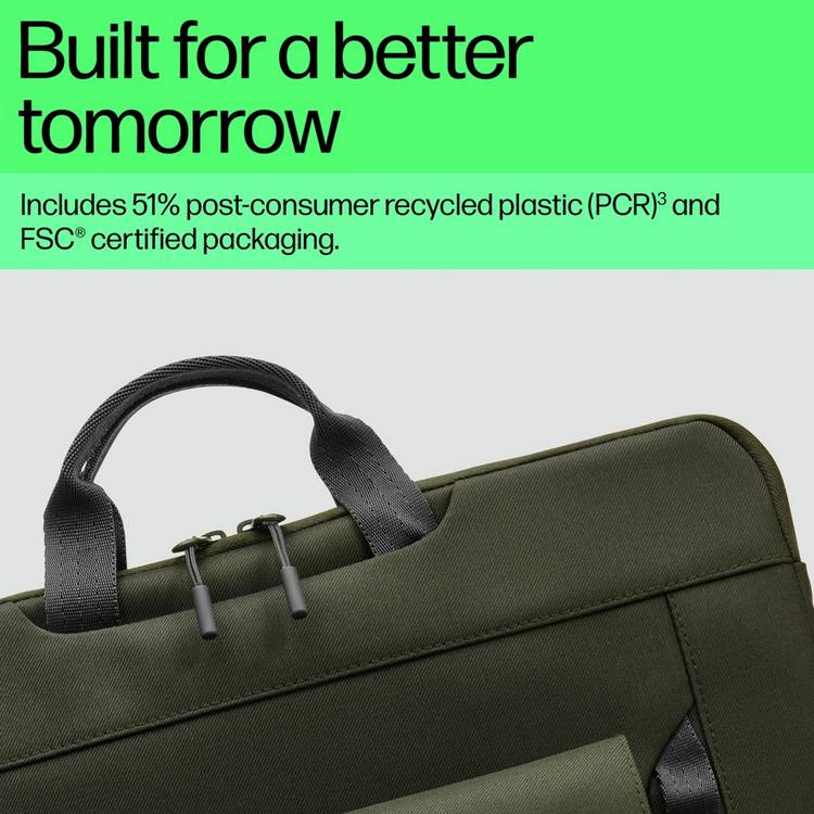 HP laptop backpack green 15.6 inch - British product