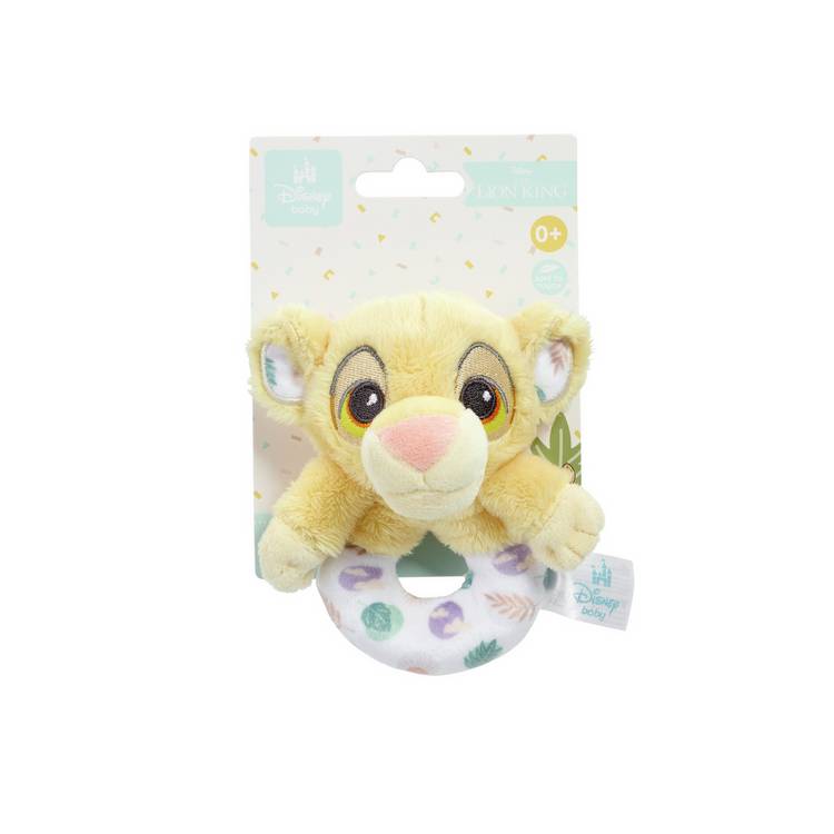 Lion King baby gift set with Simba plush rattle and comforter, UK version