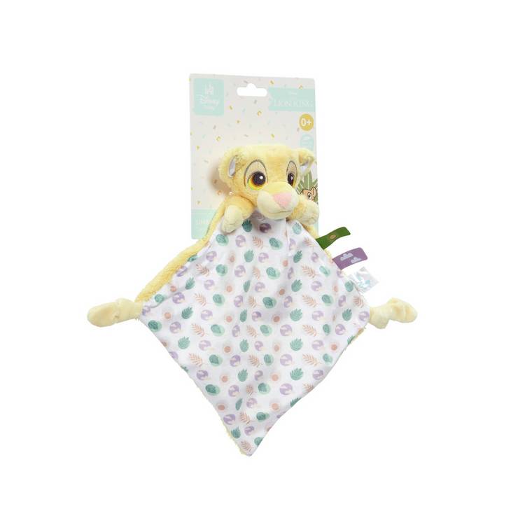 Lion King baby gift set with Simba plush rattle and comforter, UK version