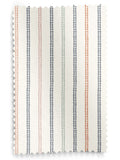 Laura Ashley Apricot Candy Stripe 100% cotton roman blinds - British product