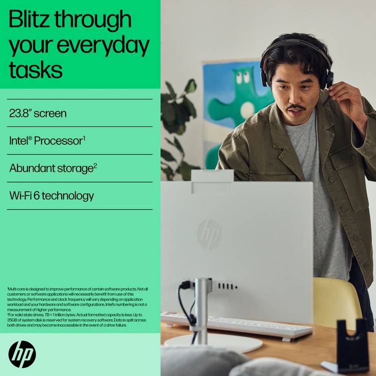 HP all-in-one PC 24-cr0062na 24-inch - British product