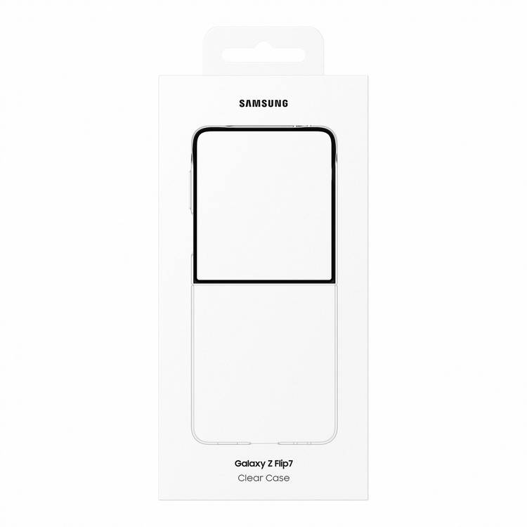 Samsung clear phone case Galaxy Z Flip7, UK version