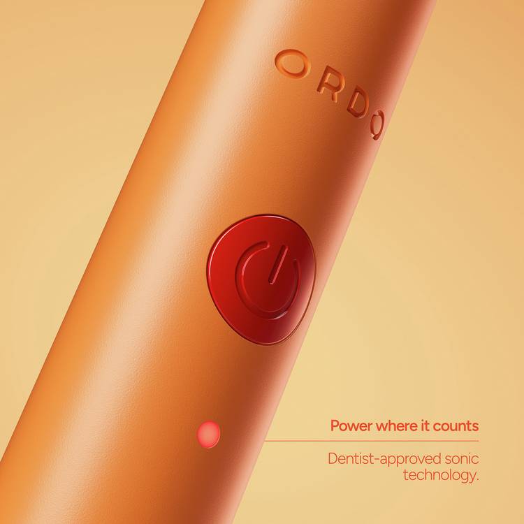 Ordo Sonic Edge electric toothbrush peach sunrise, UK version