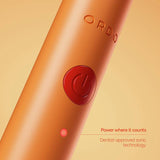 Ordo Sonic Edge electric toothbrush peach sunrise, UK version