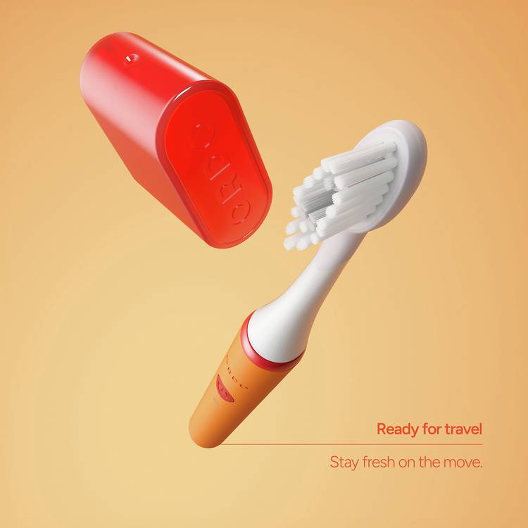Ordo Sonic Edge electric toothbrush peach sunrise, UK version