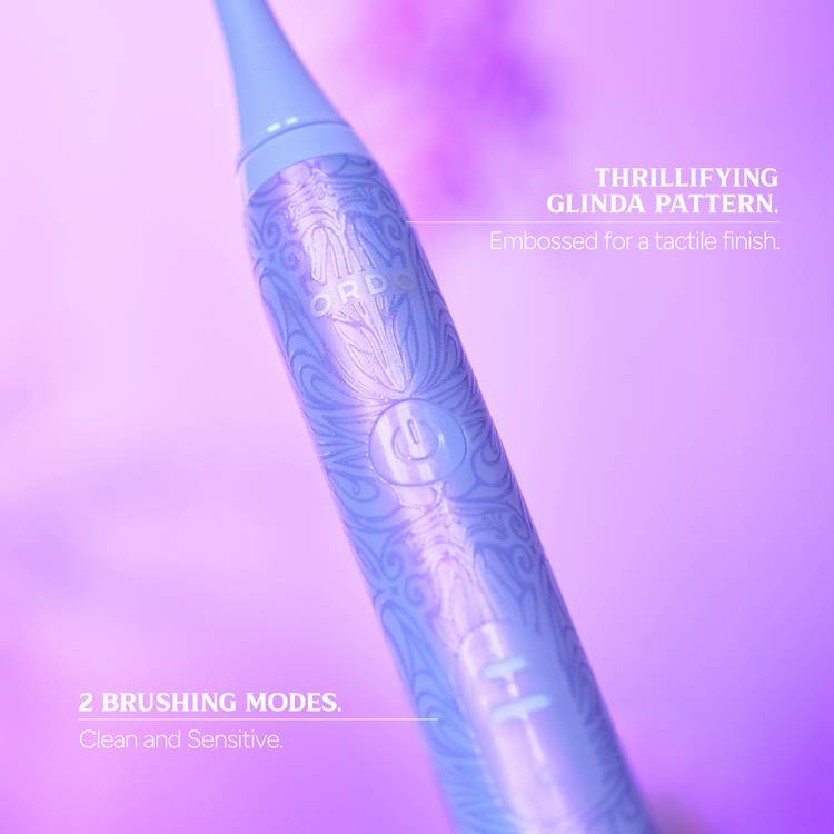 Ordo Sonic Lite Wicked Glinda electric toothbrush, imported from the UK